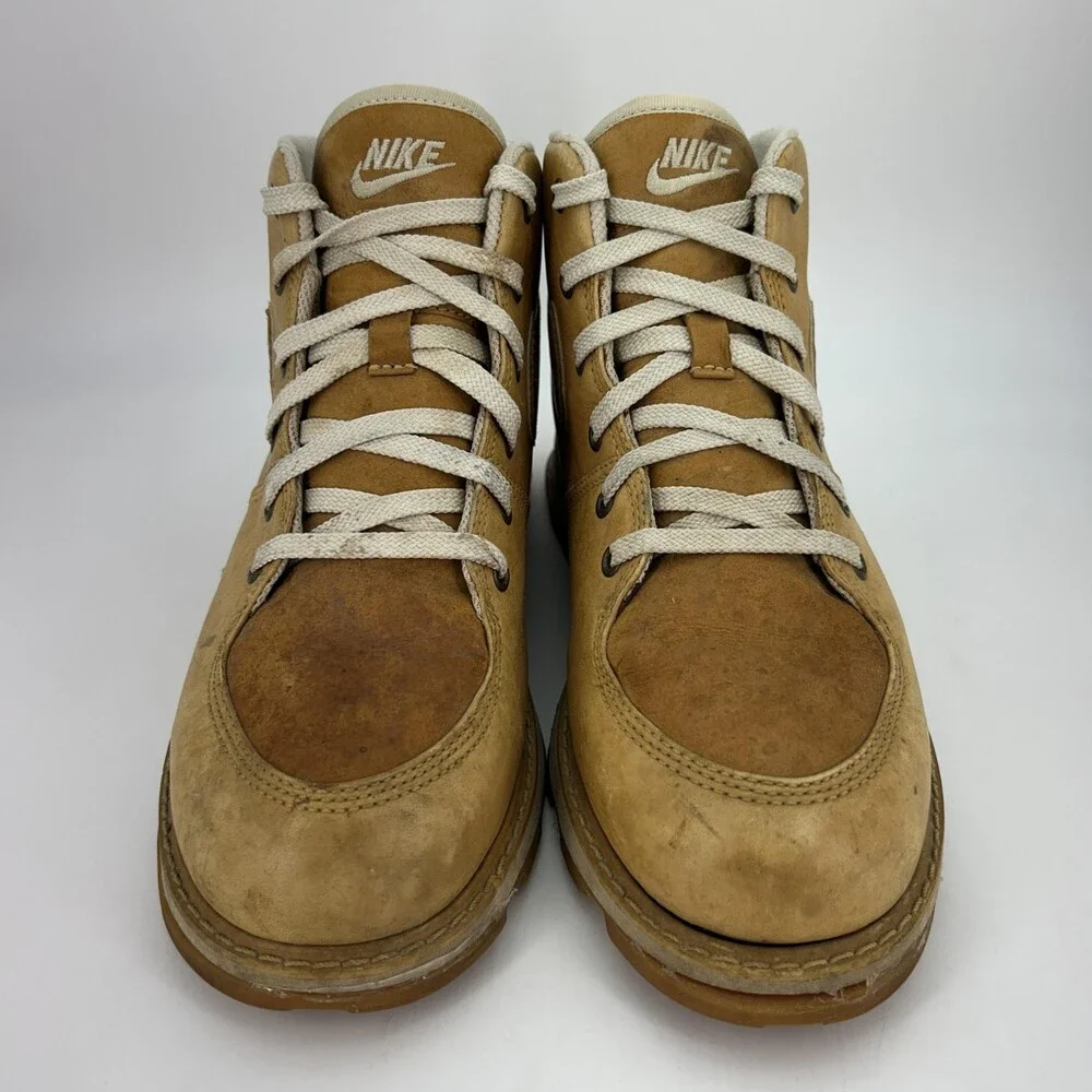 Vintage Nike Air Ecrof Boots Mens Size 9 Nubuck Leather Combat Ankle 308657-221